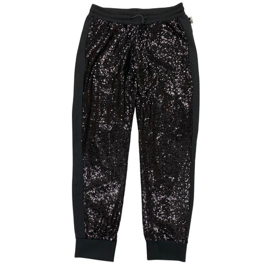 フィリッププレイン PROJECT-XYZ スパンコール スウェットパンツ レディース サイズM ブラック  PHILIPP PLEIN 【AFB20】