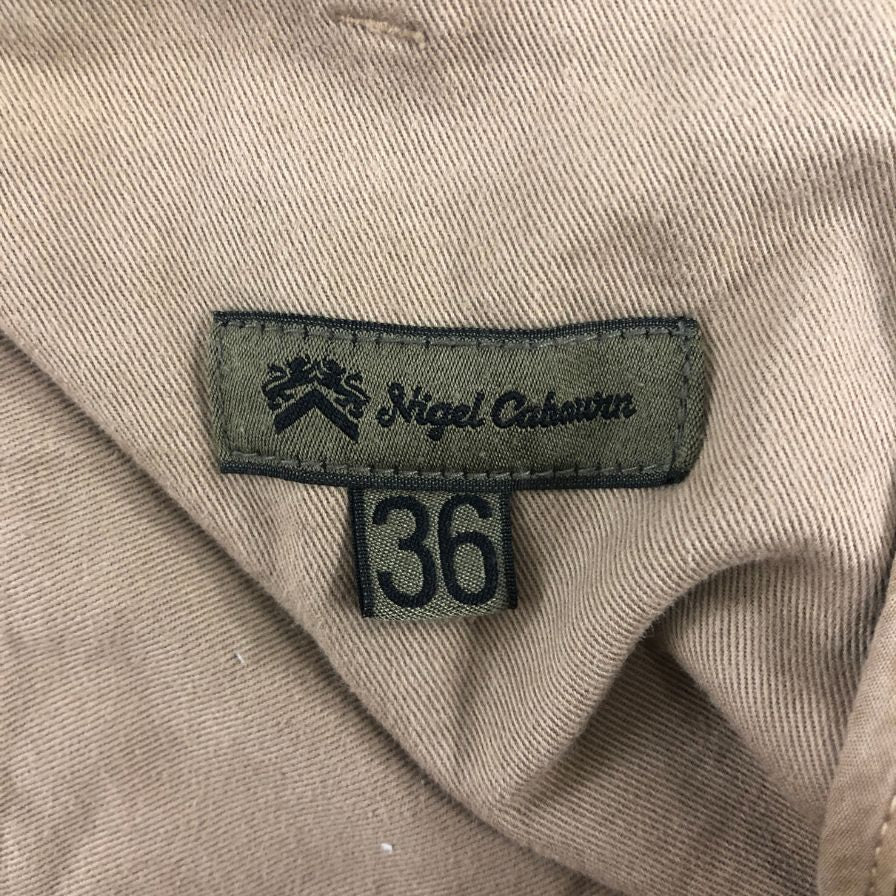 ナイジェルケーボン ブリティッシュチノパン ベージュ メンズ サイズ36 Nigel Cabourn 【AFB41】