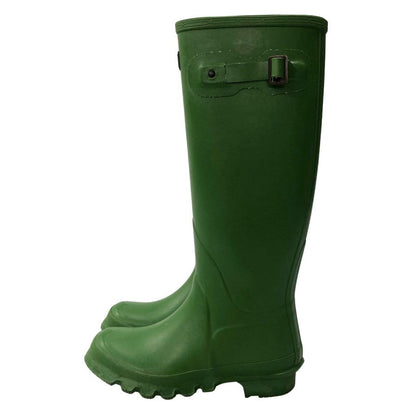 バブアー レインブーツ レディースサイズ4 グリーン系 Barbour 約23.0cm【AFC42】