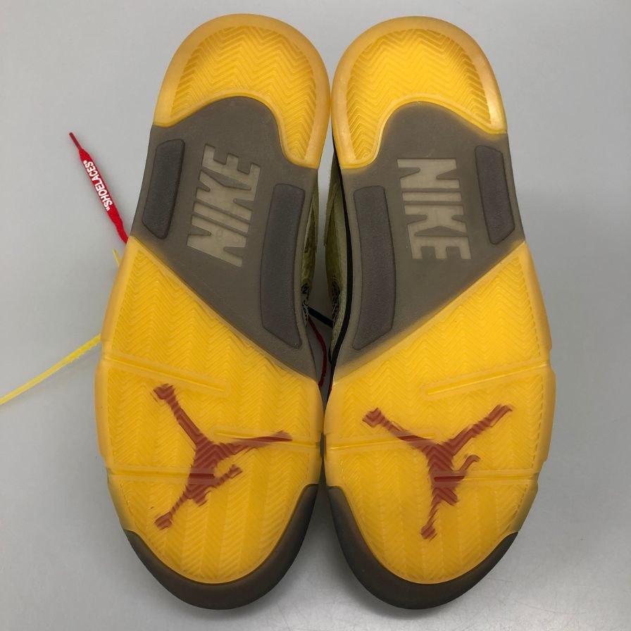 ナイキ エア ジョーダン 5 レトロ SP DH8565 100 オフホワイト 31cm NIKE AIR JORDAN 5 RETRO SP 約31+cm【AFD15-2】