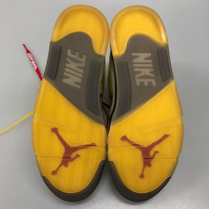 ナイキ エア ジョーダン 5 レトロ SP DH8565 100 オフホワイト 31cm NIKE AIR JORDAN 5 RETRO SP 約31+cm【AFD15-2】