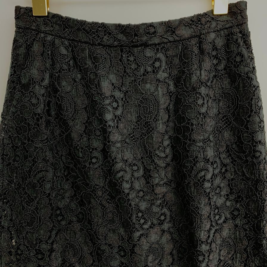 ドルチェ＆ガッバーナ レーススカート レディース サイズ40 ブラック  Dolce & Gabbana【AFB36】