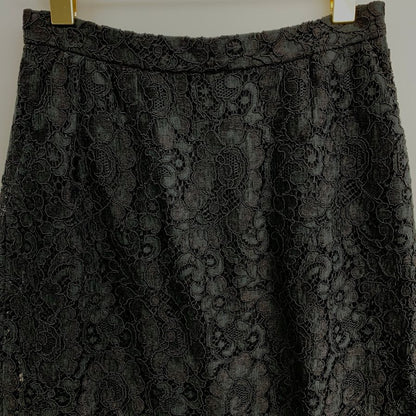 ドルチェ＆ガッバーナ レーススカート レディース サイズ40 ブラック  Dolce & Gabbana【AFB36】