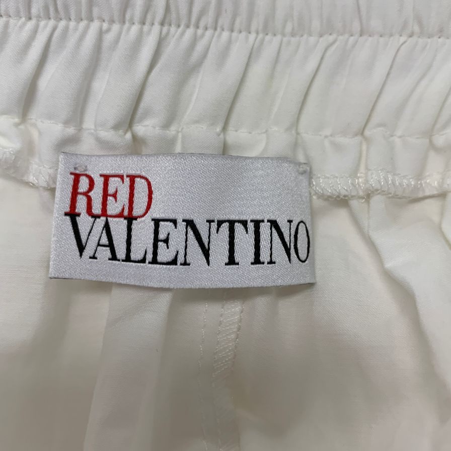 レッドヴァレンティノ プリーツスカート レデース サイズ38 ホワイト RED VALETINO【AFB21】