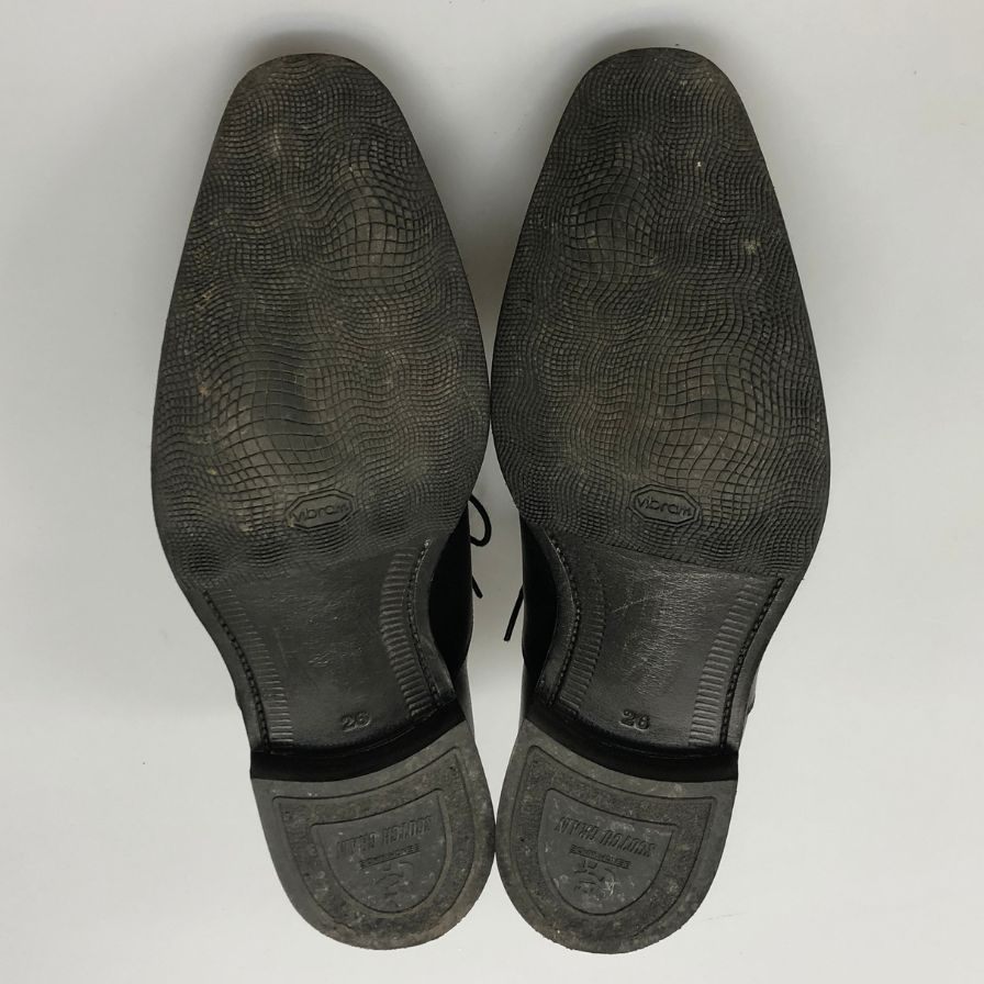 スコッチグレイン ストレートチップ I3806 カーフ サイズ26 メンズ ブラック SCOTCH GRAIN 約26.0cm【AFD9-2】