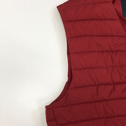 美品◆ヘルノ ジレ 中綿 シングル レッド メンズ サイズ50 HERNO 【AFB17】