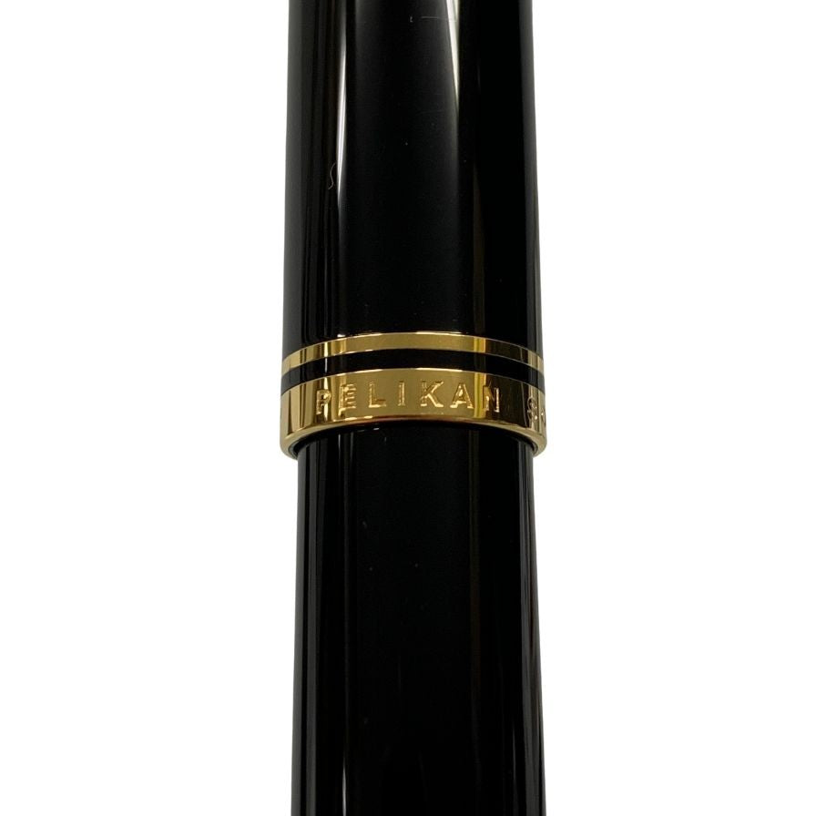 ペリカン 万年筆 スーベレーン ペン先14C-585 ブラック×ゴールド Pelikan Souveran【AFI18-2】