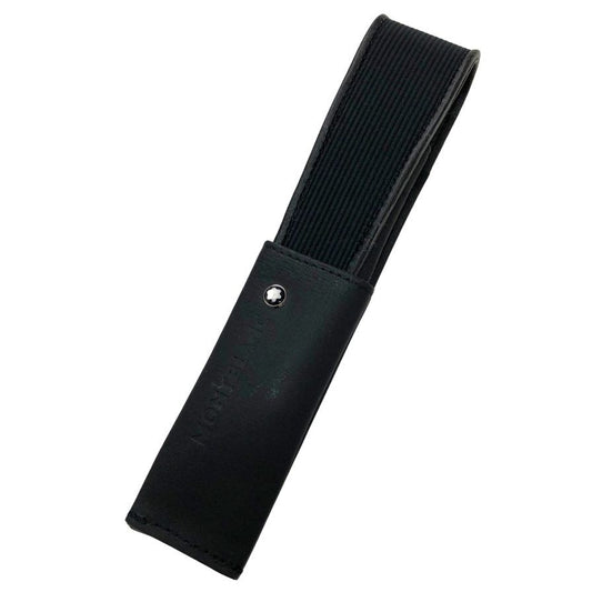 モンブラン ペンケース ナイトフライト 1本用 ブラック レザー Mont Blanc【AFI18-2】【中古】