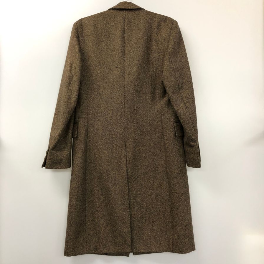 極美品◆ブークスター ビスポーク チェスターコート ウール 品質タグサイスタグなし ブラウン M相当 BOOKSTER 【AFA13】