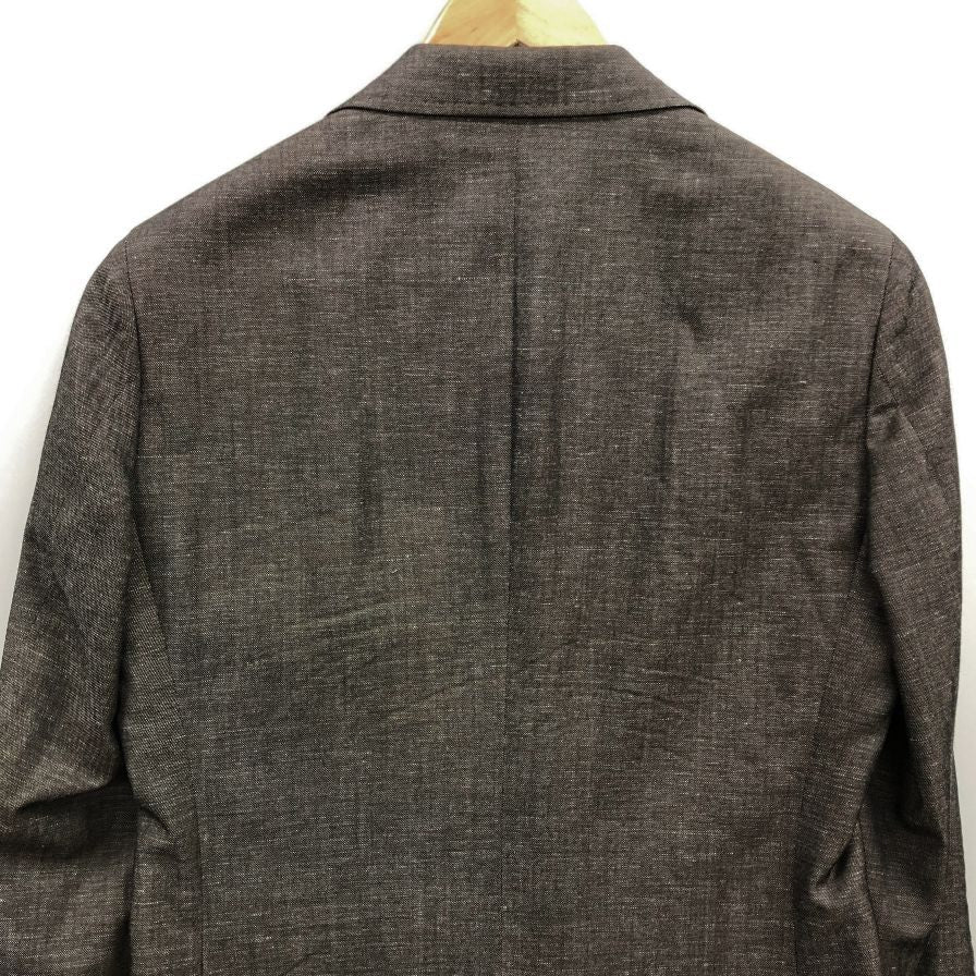 中古◆スーツセレクト ウールリネン テーラードジャケット SLJP1963 ブラウン サイズY5 メンズ SUIT SELECT 【AFB33】