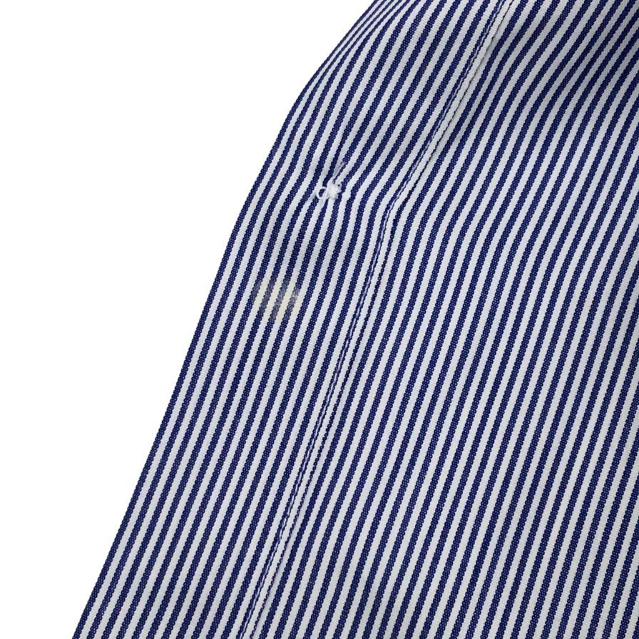 ターンブル＆アッサー ワイシャツ クレリック ストライブ ブルー系 サイズ15 メンズ Turnbull&Asser【LA】
