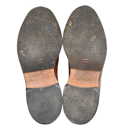 アレンエドモンズ レザーシューズ マクニール ウイングチップ グレインレザー ブラウン サイズUS7D Allen Edmonds ビジネスシューズ 約25.0cm【LA】【中古】