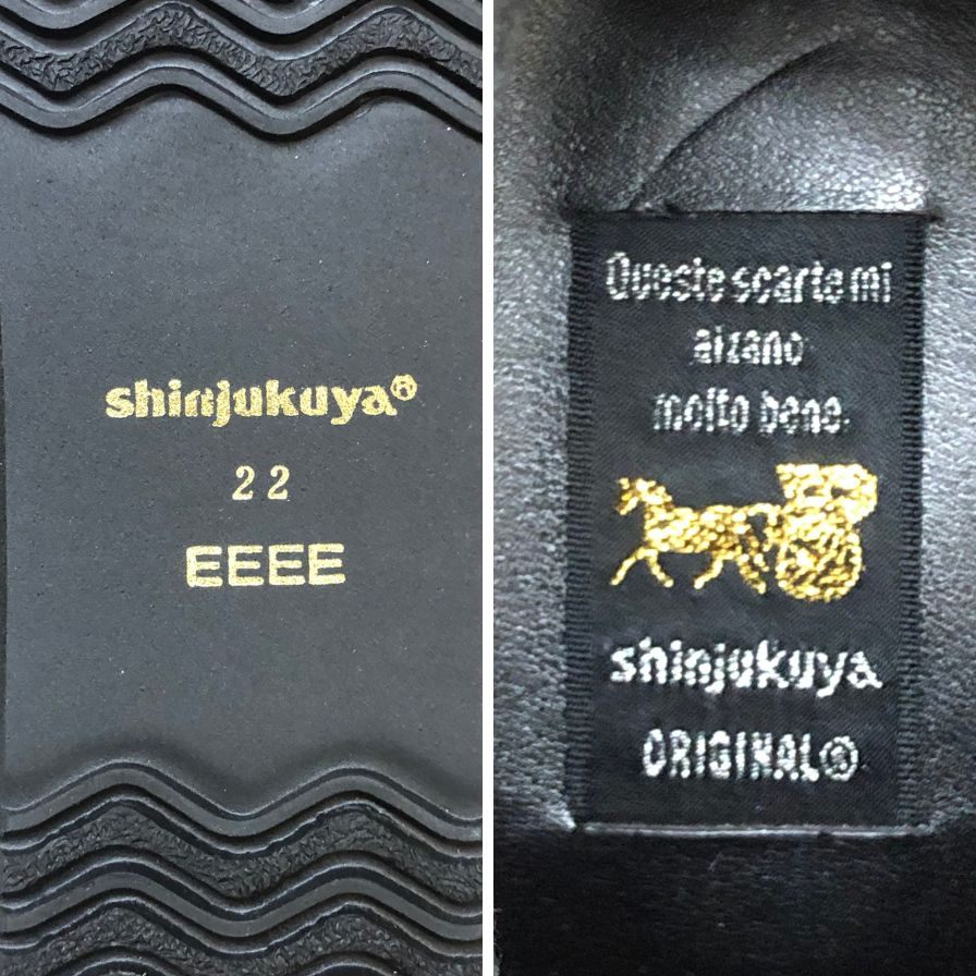 新宿屋 レザーブーツ オーストリッチ 2771-085 22cm レディース レッド shinjukuya 約22.0cm【7F3-2】