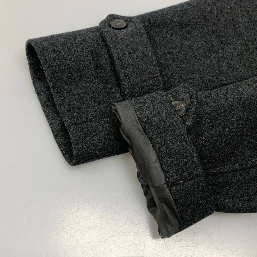 中古◆マッキントッシュ トレンチコート ウール メルトン ロング丈 GM-005 グレー メンズ サイズ38 MACKINTOSH 【AFF22】