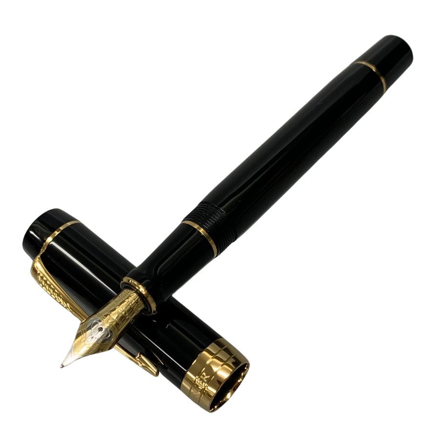 パーカー 万年筆 デュオフォールド クラシック ブラックGT センテニアル ペン先18K 750 ブラック ゴールド PARKER【AFI18-2】
