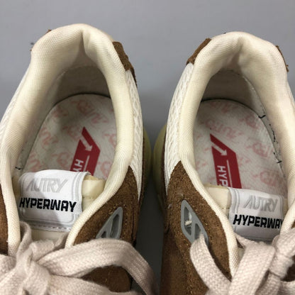 オートリー ローカットスニーカー ハイパーウェイ スエード ブラウン ユニセックス サイズ40 AUTRY HYPERWAY 約25.5cm【YB3】