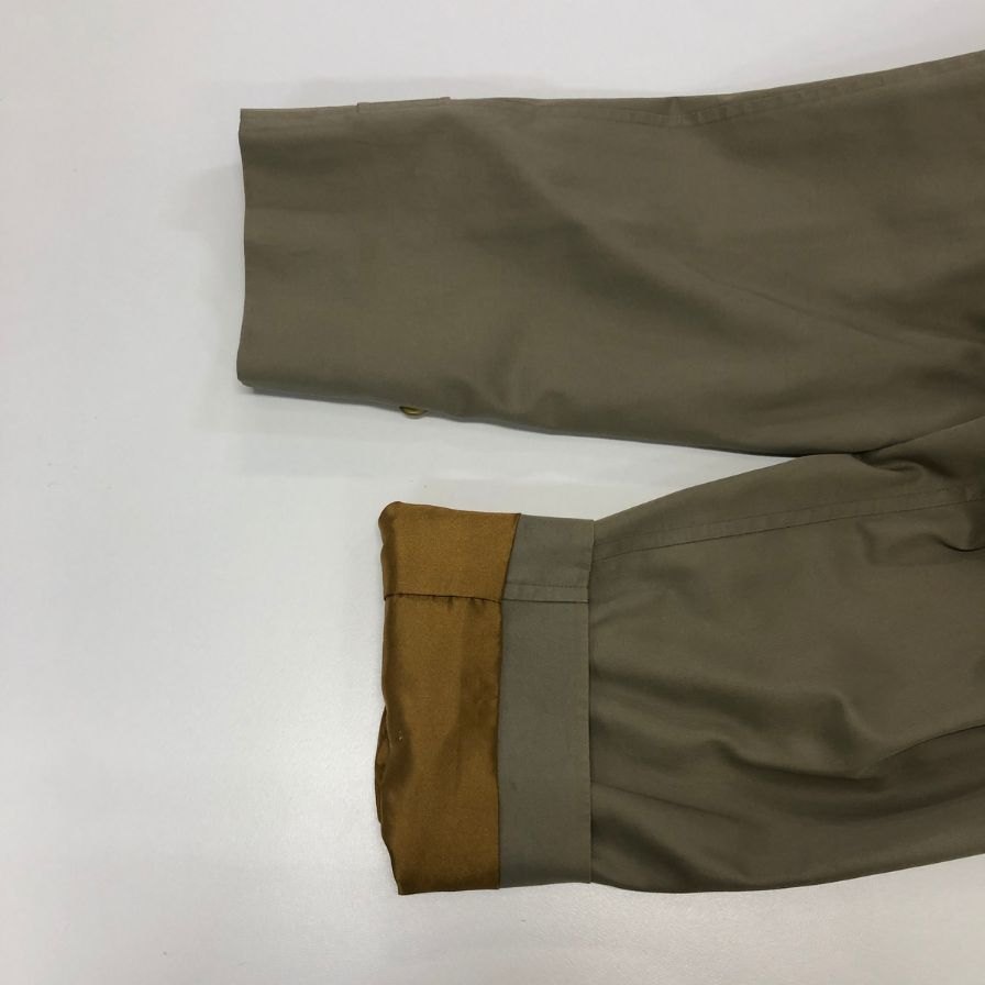 美品◆バーバリー バルカラーコート 90年代 旧タグ ライナー付き カーキ メンズ サイズ165 Burberry 【AFF22】