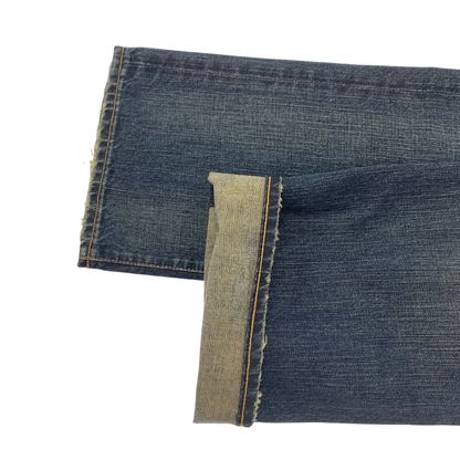 Good Condition ◆AG Adriano Goldschmied Straight Denim Pants Men's Size 33 Indigo Made in USA AG Adriano Goldschmied [AFB5] 