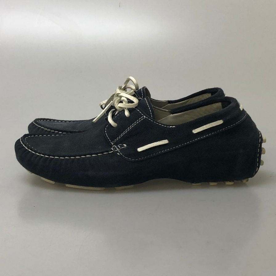 ラルディーニ ドライビングシューズ メンズ ネイビー サイズ8 LARDINI 約27.0cm【AFC4】