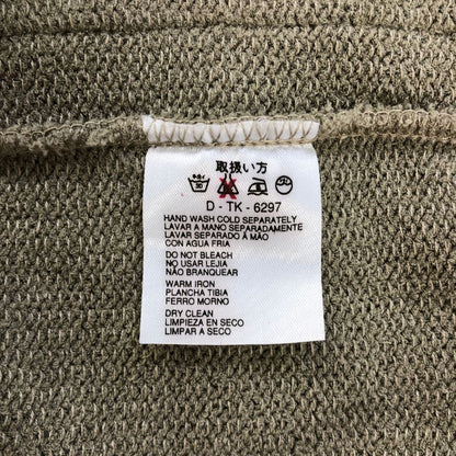 美品◆エルメネジルド ゼニア カーディガン コットン グレー系 メンズ サイズS Ermenegildo Zegna 【AFB41】