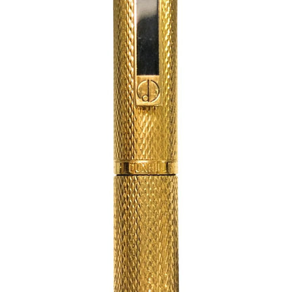 ダンヒル 万年筆 ジェムライン バーレイ ペン先14K ｄロゴ ゴールド Dunhill【AFI18-2】