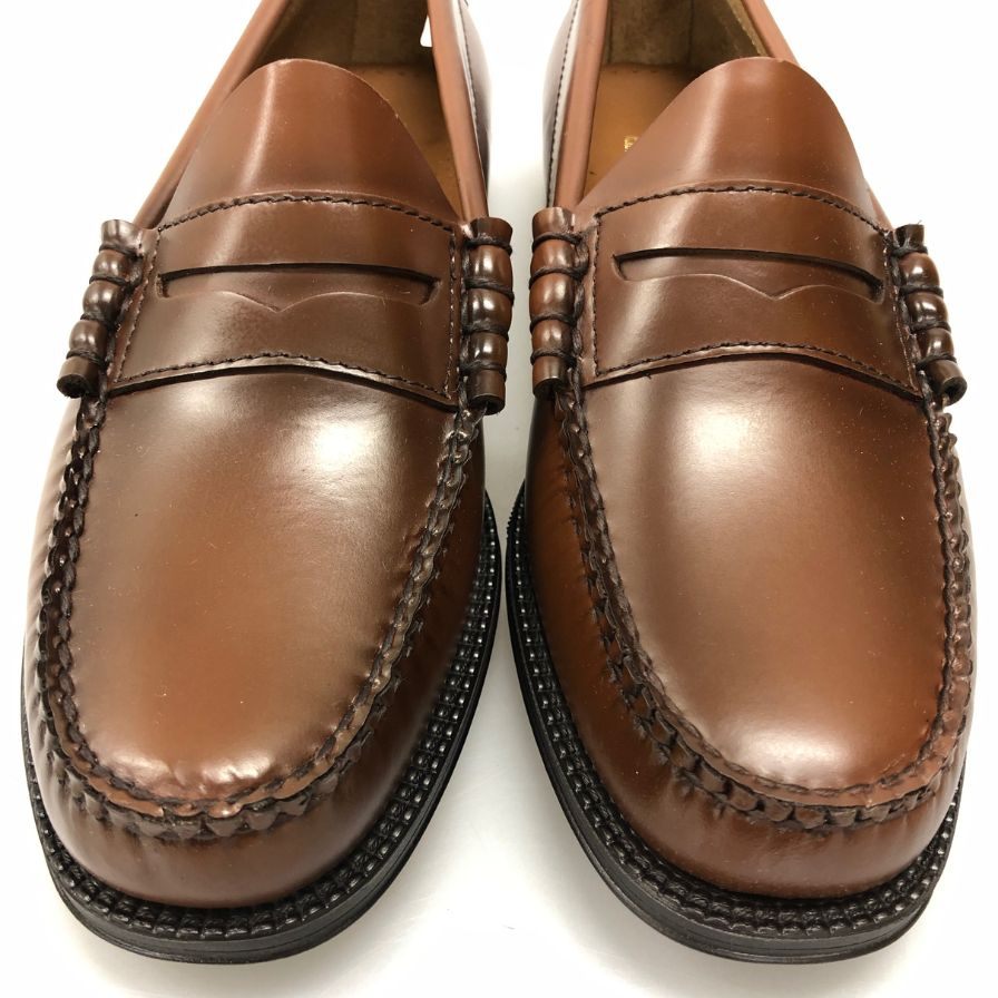 ジーエイチバス ローファー ウィージャンズ ラーソン モカ サイズ7 メンズ ブラウン系 G.H.Bass&Co. WEEJUNS LARSON ローファー 約25.5cm【LA】【中古】