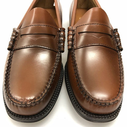 ジーエイチバス ローファー ウィージャンズ ラーソン モカ サイズ7 メンズ ブラウン系 G.H.Bass&Co. WEEJUNS LARSON ローファー 約25.5cm【LA】【中古】