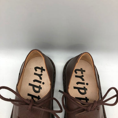 トリッペン ハーフェル レザーシューズ ブラウン サイズ39 メンズ TRIPPEN 約25.0cm【AFD9-2】