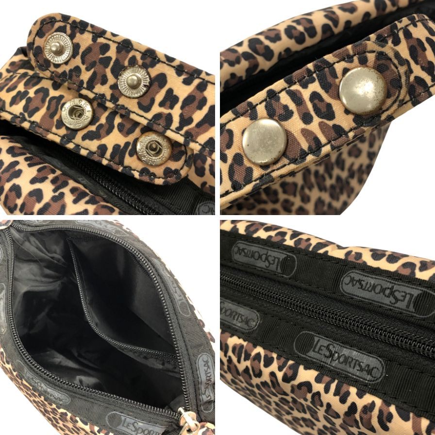 レスポートサック ポーチ 3点セット レオパード ヒョウ柄 小物入 ベージュ LESPORTSAC【AFE4】