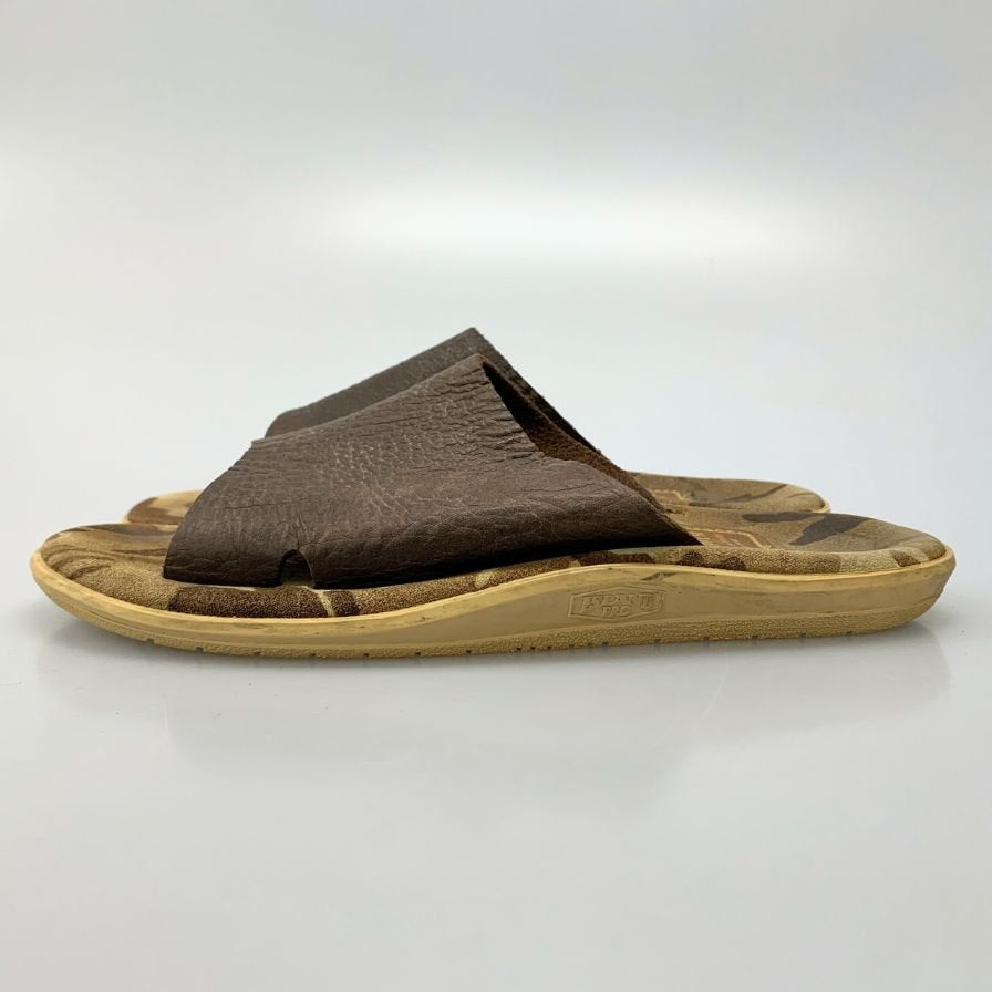 アイランドスリッパ サンダル シャワーサンダル シボレザー カモフラ 迷彩柄 ブラウン系 メンズ サイズ7 ISLAND SLIPPER PRO 約25.5cm【AFC41】