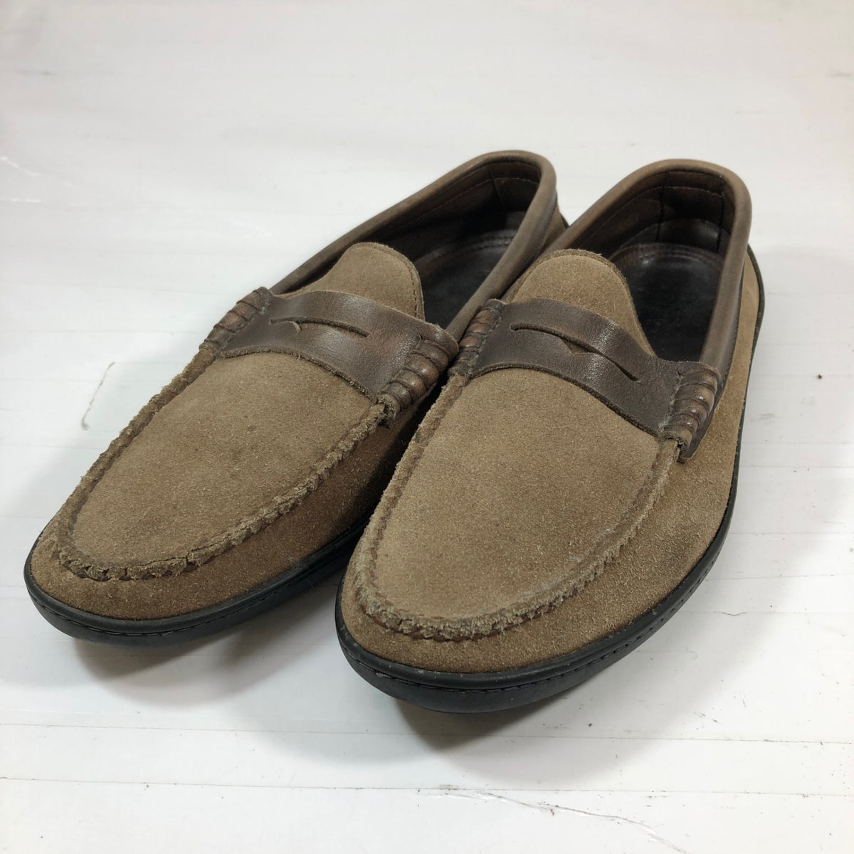 オールデン ケープコッドコレクション ペニーローファー スエード トープ メンズ サイズ9.5M ALDEN Cape Cod Collection 約27.5cm【ACF41-2】