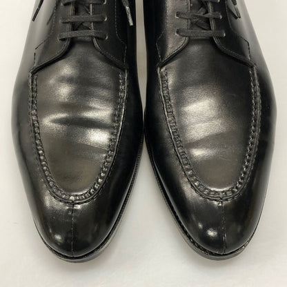 ユニオンインペリアル レザーシューズ Uチップ 日本製 メンズ サイズ8 ブラック UNIONIMPERIAL 約26.5cm【AFC29】