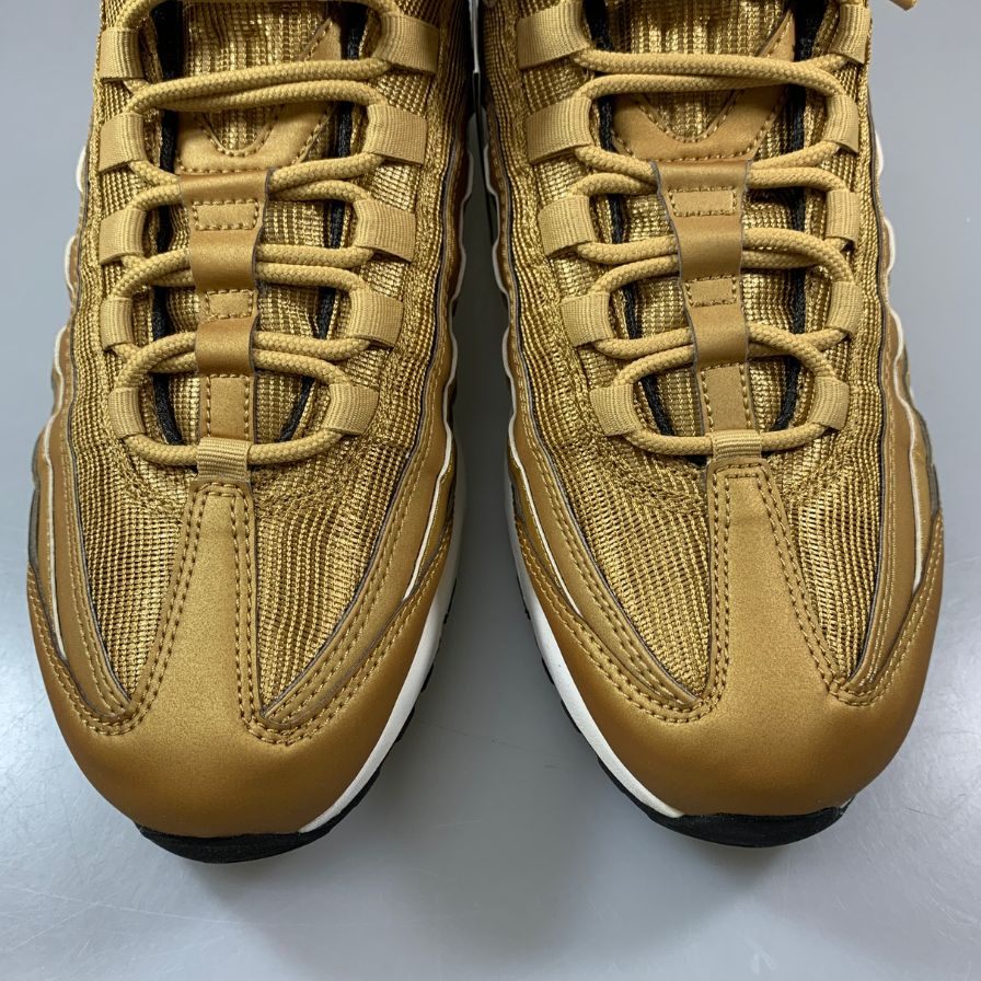 ナイキ ローカットスニーカー エアマックス 95 プレミアム クイックストライク ゴールド メンズ サイズ27.5cm NIKE AIR MAX 95 PREMIUM QS 約27.5cm【AFD15】