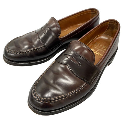 オールデン ユナイテッドアローズ コインローファー コードバン レザー 99161 別注 ブラウン メンズ サイズ6 Alden UNITED ARROWS ローファー 約24.0cm【LA】【中古】