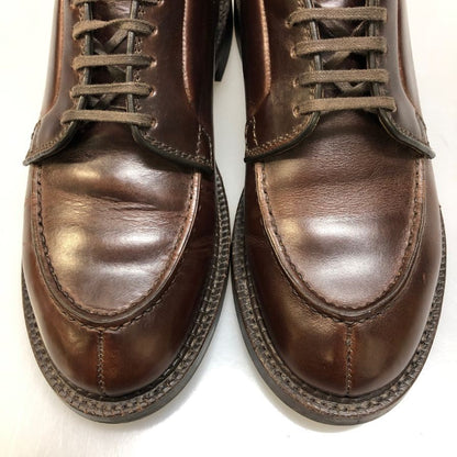 ラッドシューズ レザシューズ Vチップ 7052 メンズ サイズ7.5 ブラウン系 Rutt shoes 約25.5cm【AFD12】