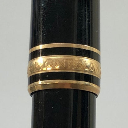 モンブラン 万年筆 マイスターシュテュック ペン先14K 585 ブラック ゴールド MONTBLANC【AFI2】