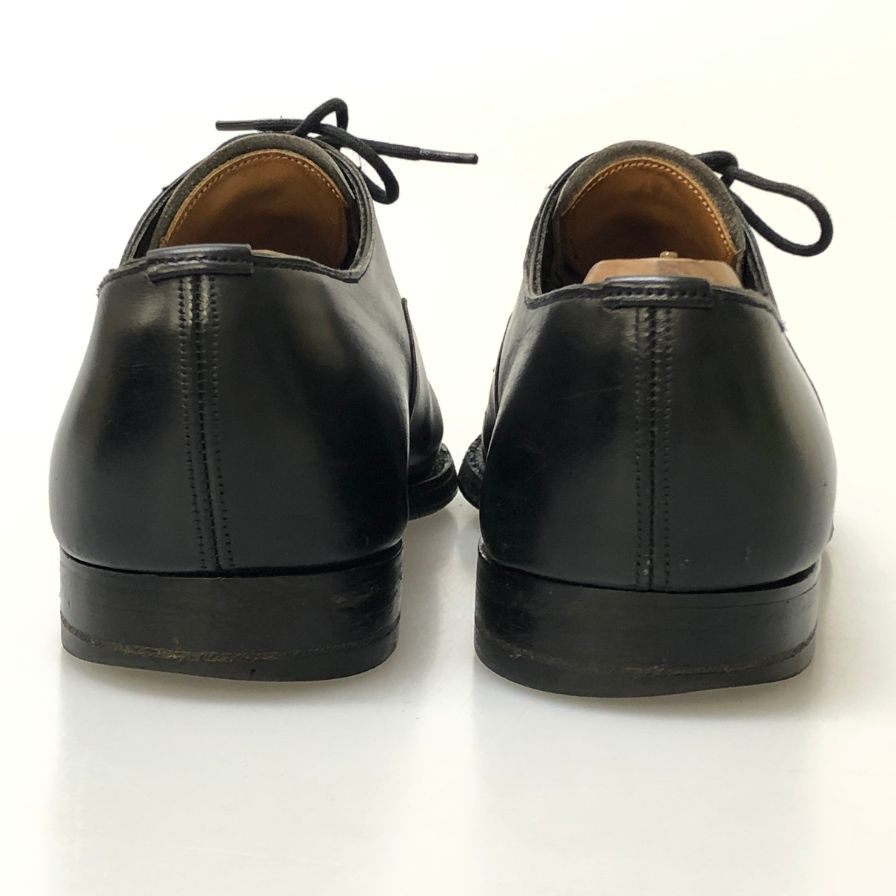 チーニー レザーシューズ キャップトゥ カーフ ブラック 6.5 CHEANEY GEOFFREY ビジネスシューズ 約24.5cm【LA】【中古】