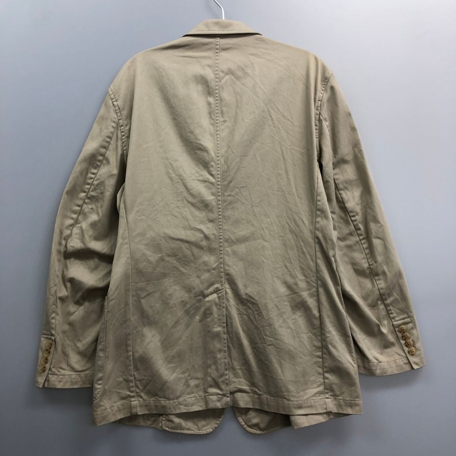 中古◆ポロラルフローレン テーラードジャケット 90年代 オールド ベージュ メンズ サイズM Polo Ralph Lauren 【AFA18】
