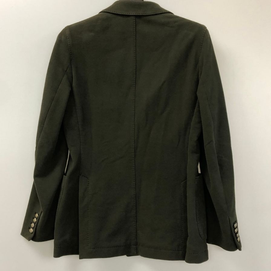 中古◆チルコロ テーラード ジャケット ダブル ジャージー カーキ サイズ44 CIRCOLO 1901 【AFA19】