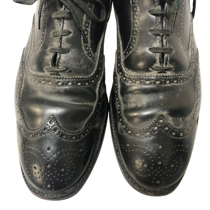 オールデン レザーシューズ ウイングチップ 9741 コードバン メンズ ブラック サイズ US10.5 ALDEN ビジネスシューズ 約28.5cm【LA】【中古】