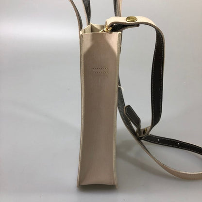 グレンロイヤル ショルダーバッグ 2WAY ブライドルレザー グレー ゴールド金具 GLENROYAL【AFE8】