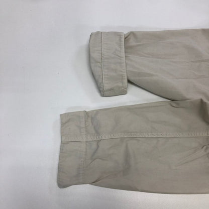 美品◆アルマーニジーンズ コットン フィールドジャケット トップス イタリア製 メンズ サイズ52 クリーム系 ARMANI JEANS 【AFB28】