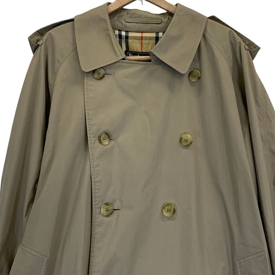 中古◆バーバリー トレンチコート 90S 旧タグ イングランド製 ベージュ メンズ サイズ表記なし Burberry 【AFA11】