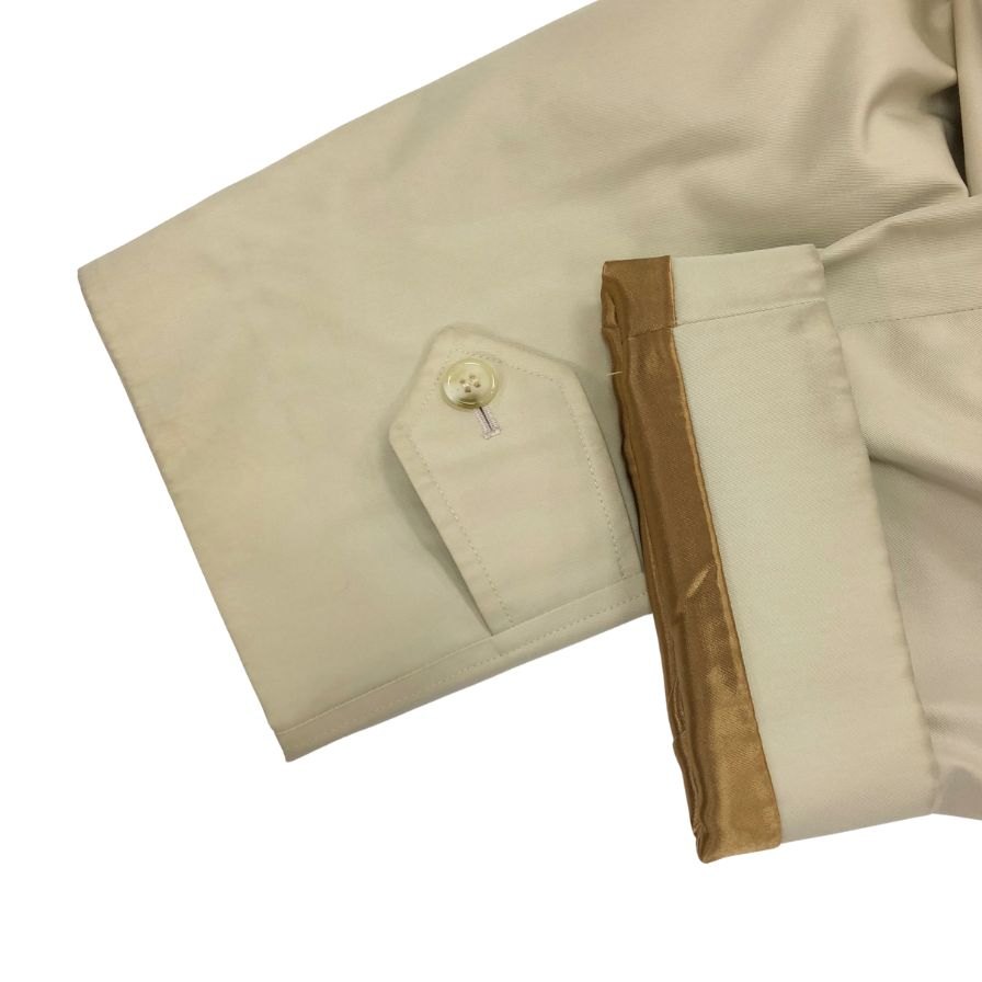 中古◆バーバリー バルカラーコート 90S 旧タグ ライナー付き ベージュ メンズ サイズ表記なし Burberry 【AFB43】