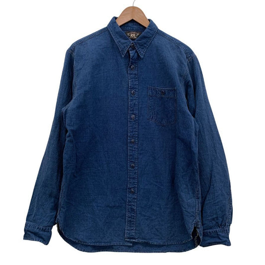 ダブルアールエル ラルフローレン デニムシャツ メンズ サイズM RRL RALPH LAUREN【LA】