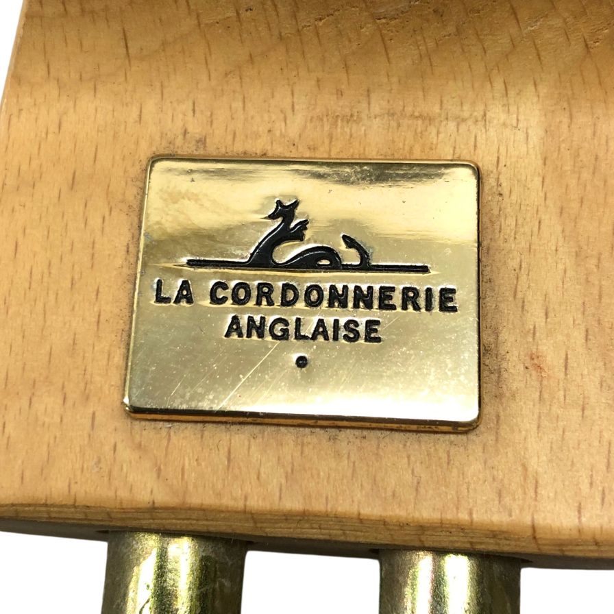 ラ コルドヌリ アングレーズ シューツリー 木製 ブラウン メンズ サイズ40・41 LA CORDONNERIE ANGLAISE 約24.5cm【AFC44】