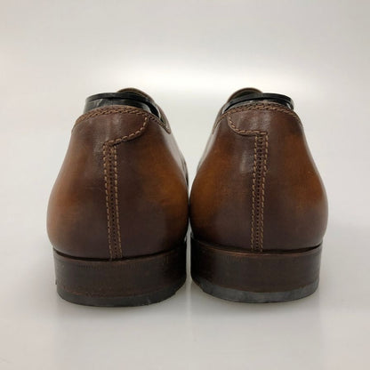 ベルルッティ カリグラフィー シングルモンク  サイズ 8 ブラウン  BERLUTI ビジネスシューズ 約26.5cm【LA】【中古】