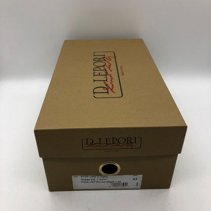 ダニエル レポリ ローファー 9105 ナッパレザー BLACK サイズ43 メンズ DANIELE LEPORI 約27.5cm【AFD2】