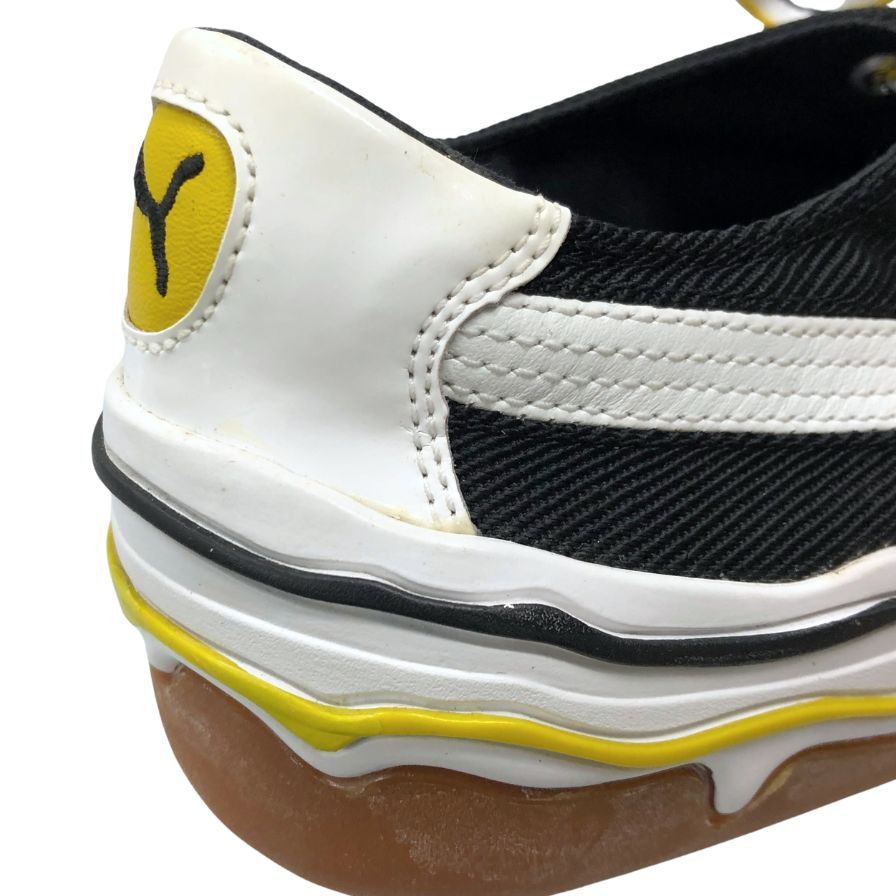 プーマ ローカットスニーカー ブラック×ホワイト メンズ サイズ28㎝ PUMA 約28.0cm【AFC34】