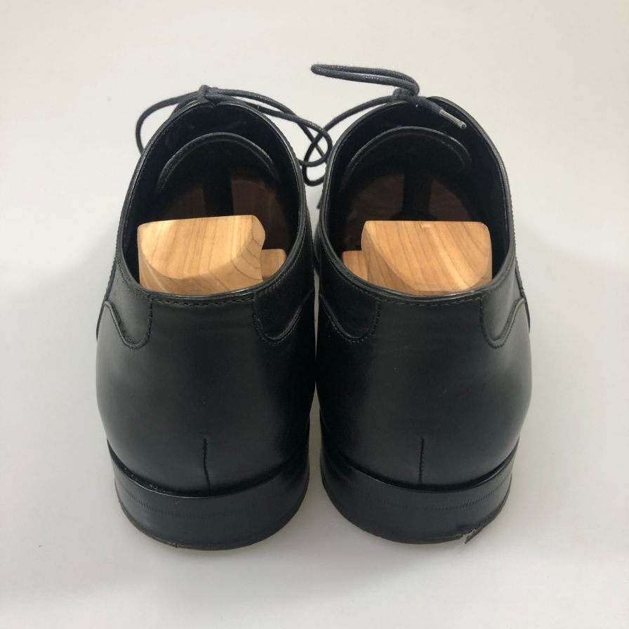 トッズ シューズ レースアップシューズ プレーントゥ レザー ブラック メンズ サイズ7 TOD’S 約26.0cm【AFC49】